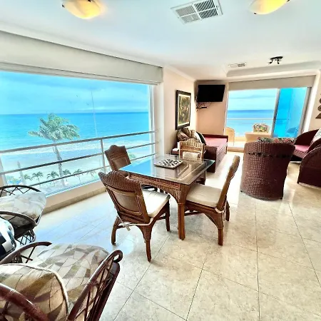 Encantador departamento frente al mar con WIFI Tonsupa Exterior foto