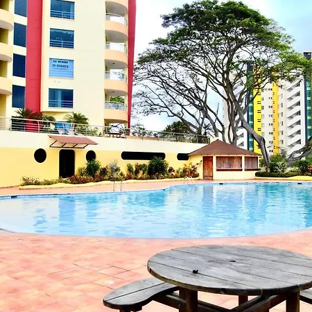 Encantador departamento frente al mar con WIFI Tonsupa Exterior foto